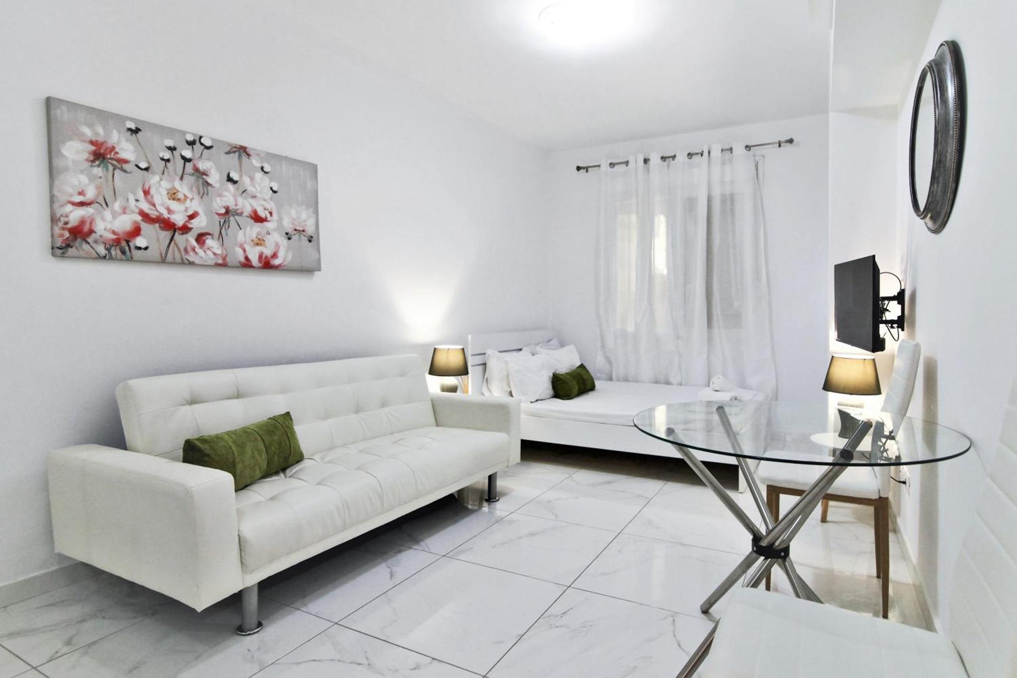 White Apartment/Kolwnaki/100Mbps/Wifi Atena Exterior foto